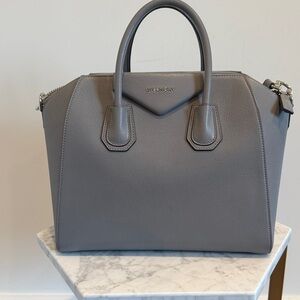 Givenchy Elegant Gray Satchel